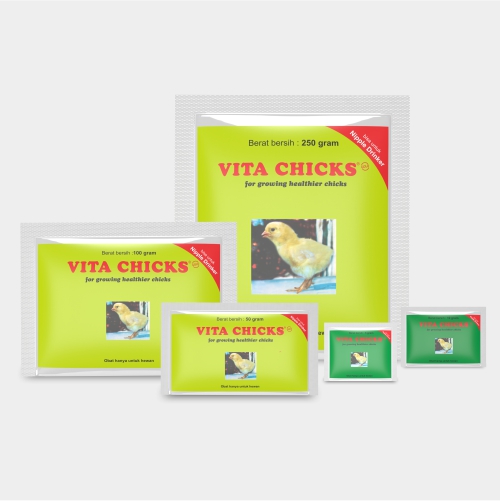 Vita Chicks 250 Gram Medion (Suplemen Anak Ayam)