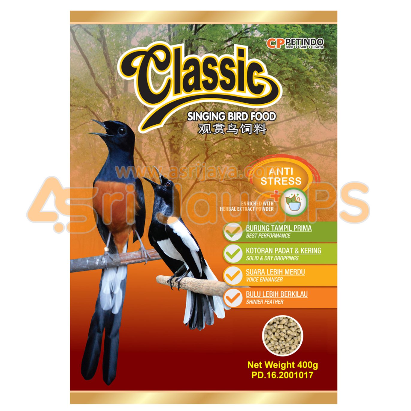 Pakan Burung Classic - Asri Jaya